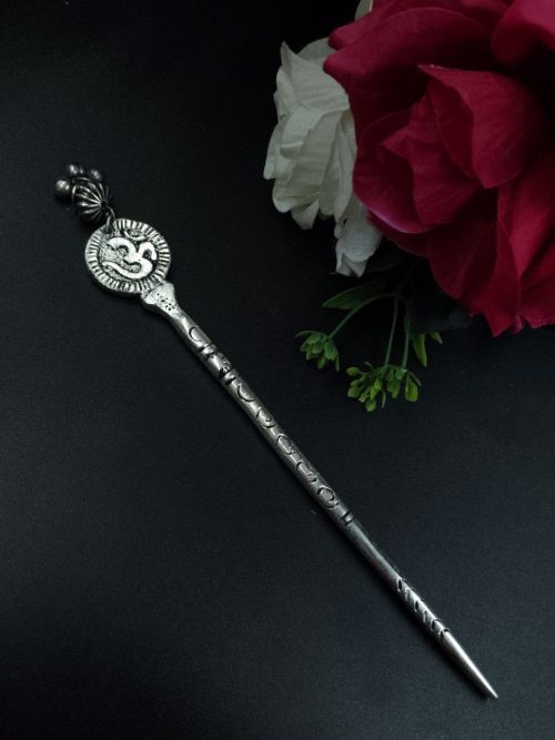 Ethnic Style Om Juda Pin for Daily Use – Beautiful Traditional Hair Pin