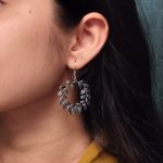 Traditional Best German Silver Leaf Hook Earrings – Dangler Style Daily Wear Jewelry