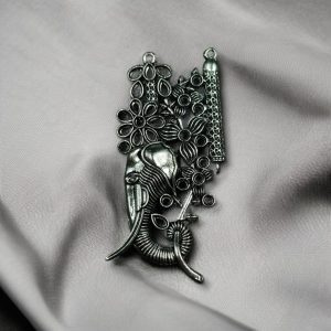 Traditional German Silver Elephant Pendant – Raw Material for Best DIY Jewelry