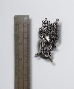 German silver elephant pendant for DIY jewelry.