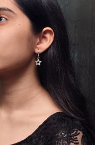 Handcrafted Star Dangler Earrings – Perfect Hook Style Jewelry for Girls