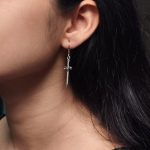 Elegant Sword Hook Earrings – Best Traditional Dangler Jewelry for Women