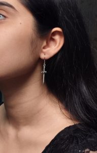 Elegant Sword Hook Earrings – Best Traditional Dangler Jewelry for Women