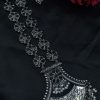 Oxidised floral necklace with pearl and stone work