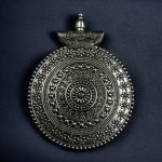 Elegant Floral Art Pendant in Best Silver Plated Finish – DIY Craft Jewelry