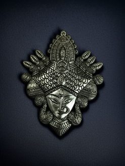German Silver Maa Durga Pendant for DIY Jewelry Making