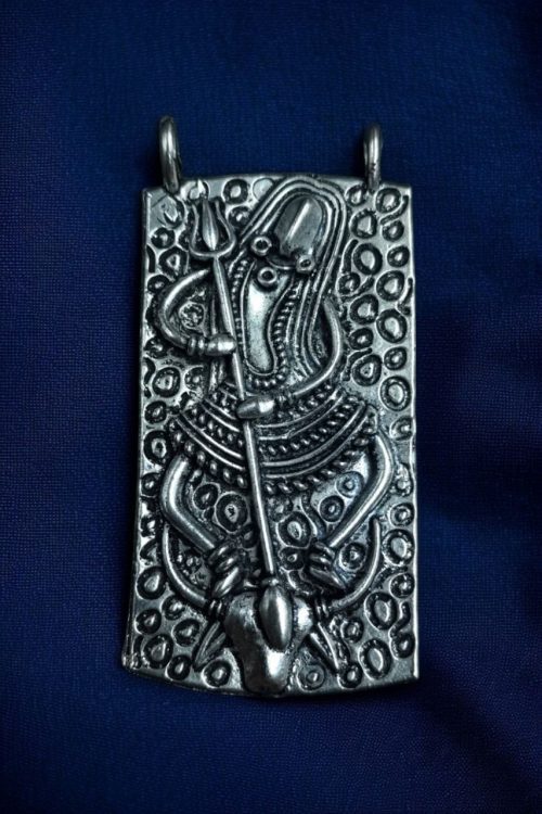 Silver Plated Shiva Pendant for DIY Jewelry Making