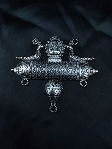 DIY Jewelry Ganesha Design Pendant in German Silver Raw Material