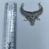 Silver Plated Antique Nandi Pendant for DIY Jewelry