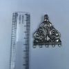 Oxidized Peacock Pendant