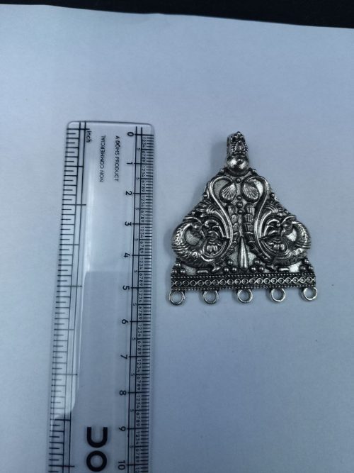 Oxidized Peacock Pendant