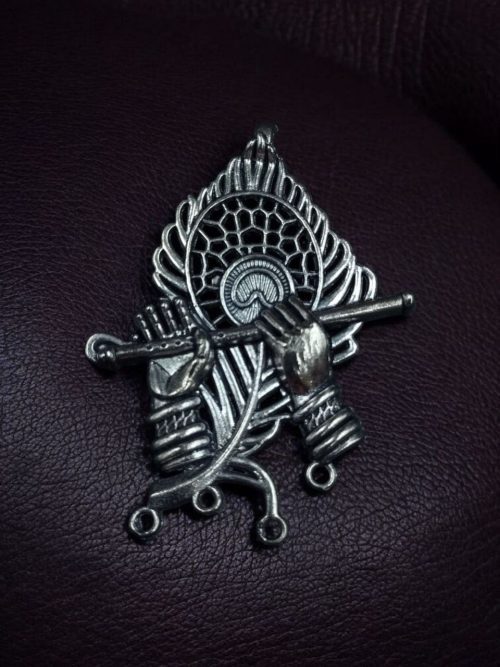 DIY German Silver Religious Pendant with Raw Materials