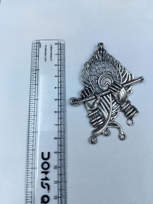 DIY German Silver Religious Pendant with Raw Materials