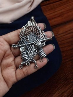 DIY German Silver Religious Pendant with Raw Materials