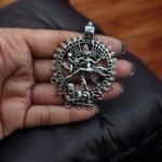 Handcrafted Shiva Pendant in German Silver – Premium Raw Material Jewelry