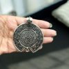 Handcrafted German silver pendant made with a DIY kit, featuring a unique design perfect for gifting or personal wear.
