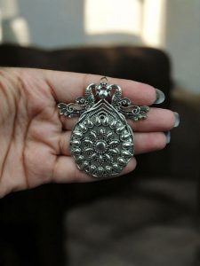 Premium DIY Peacock Pendant: Beautiful Crafting with German Silver
