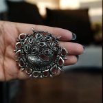 DIY German Silver Pendant: Crafting a Beautiful Peacock-Inspired Design