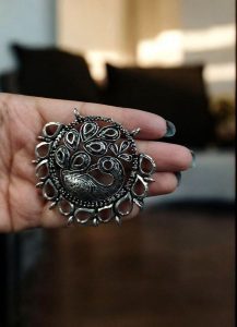 DIY German Silver Pendant: Crafting a Beautiful Peacock-Inspired Design