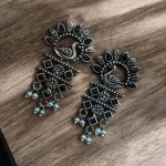 Bulk 58 Elegant Brass Peacock Earrings – The Perfect Statement Accessory - ''BLACK''
