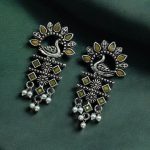 Bulk 62 Elegant Brass Peacock Earrings – The Perfect Statement Accessory - ''YELLOW''