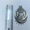 DIY Peacock Pendant in German Silver for Jewelry Making