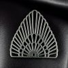 German silver earring charms for DIY jewelry making