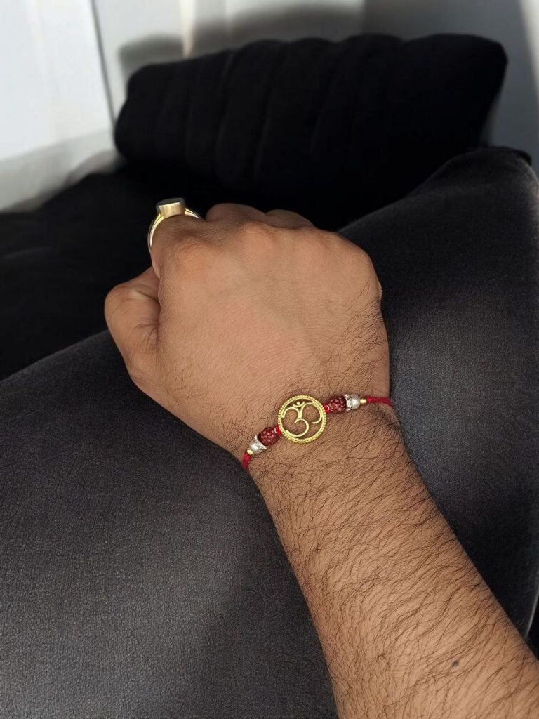 Bulk 570 Raksha Bandhan Om Rakhi | Gold Plated Best Design for Beloved Brother
