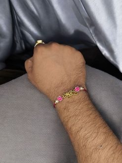 Luxury gold-plated for best brother Rakhi Raksha Bandhan 2025.