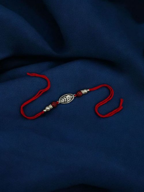 Silver Rakhi for brother, Raksha Bandhan 2025.