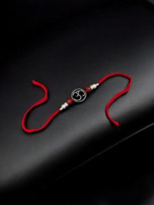 Designer Silver Plated Om Rakhi | Best Rakhis for Raksha Bandhan 2025
