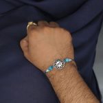 Handcrafted Silver Plated Bhai Rakhi | Raksha Bandhan Love for Brother