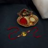 Gold-plated Ganesha Rakhi, Raksha Bandhan 2025.