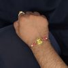 Gold-plated Ganesha Rakhi, Raksha Bandhan 2025.