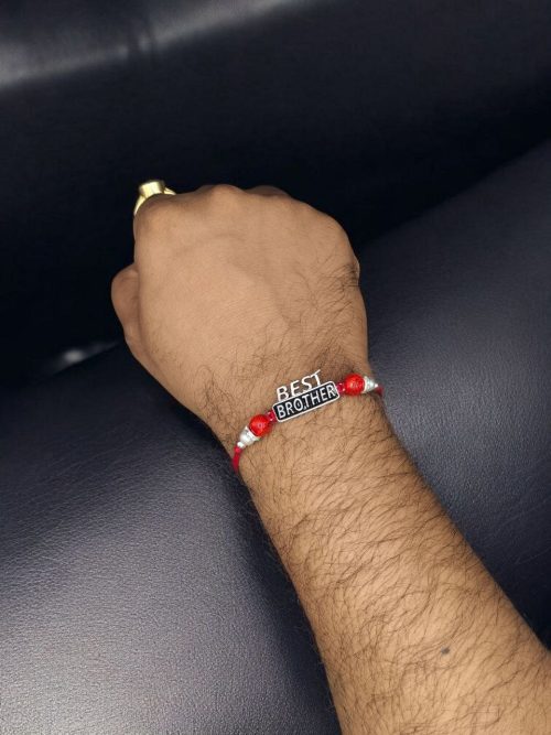 Oxidized silver plated best brother Rakhi for brother, trendy design 2025
