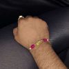 Gold plated Lord Shiv Rakhi for brother.