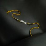 Unique Oxidized Bhai Rakhi | Silver Plated Raksha Bandhan Gifts For Brother 2025 - "Yellow"
