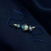 Cute Panda Resin Gold Plated Rakhi for Kids Brother