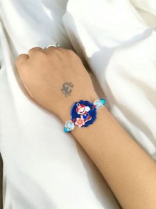 Kids' Mario Resin Rakhi with Gold Finish | Best Brother Rakhis