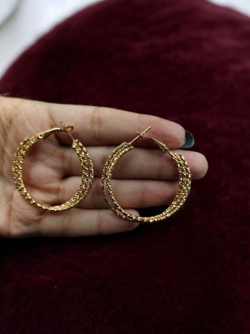 Unique Ethnic Gold Plated Earrings for Women – Traditional Indian Jewelry - Image 2