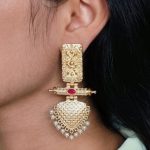 Premium Gold Plated Brass Earrings – A Beautiful Blend of Traditional Elegance and Modern Style