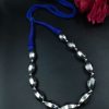 Adjustable Thread Choker Necklace | Silver Plated Ethnic Jewelry for Women