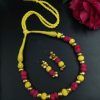 Adjustable Thread Gold Plated Choker Necklace | Ethnic Jewelry for Women