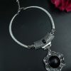 Oxidized Silver Plated Hasli Necklace | Traditional Statement Jewelry for Women