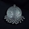 German Silver Floral Art Pendant for DIY jewelry making