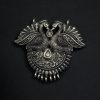 German silver peacock pendant floral art raw material