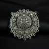 Handcrafted German Silver Maa Durga Pendant for DIY Jewelry