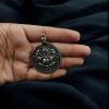 German Silver Traditional Ganesha Pendant for DIY Jewelry and Crafts.