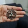 Handcrafted German silver Ganesha pendant for DIY jewelry making