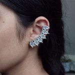 Affordable Silver Plated Earcuff | Daily Wear Ethnic Jewelry with Unique Design